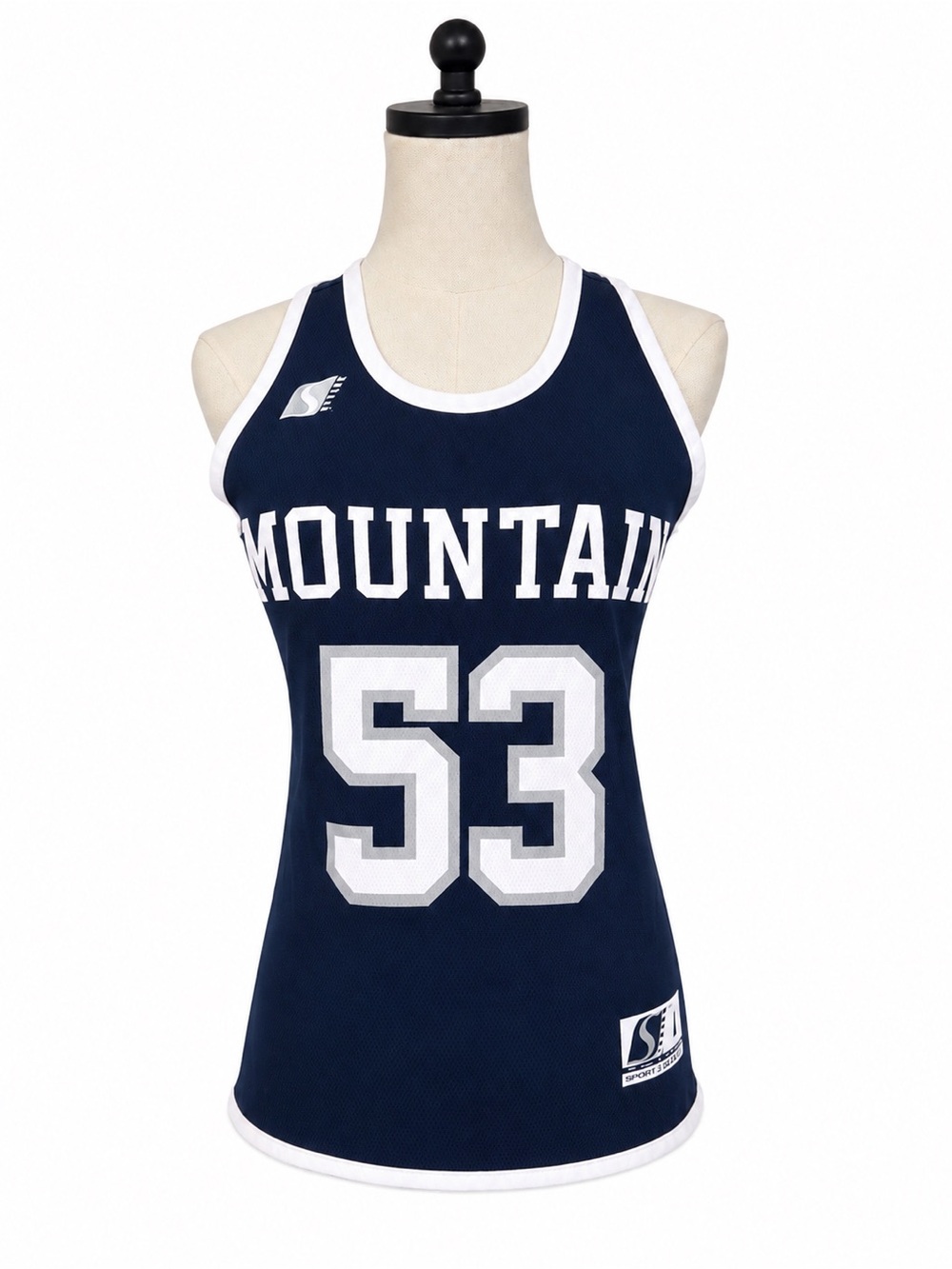 Mountain 53 Navy Women's Athletic Jersey Tank